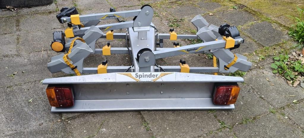 Spinder Trekhaak Fietsendrager voor 3 fietsen, Auto diversen, Fietsendragers, Ophalen, 2 fietsen, Gebruikt, Trekhaakdrager