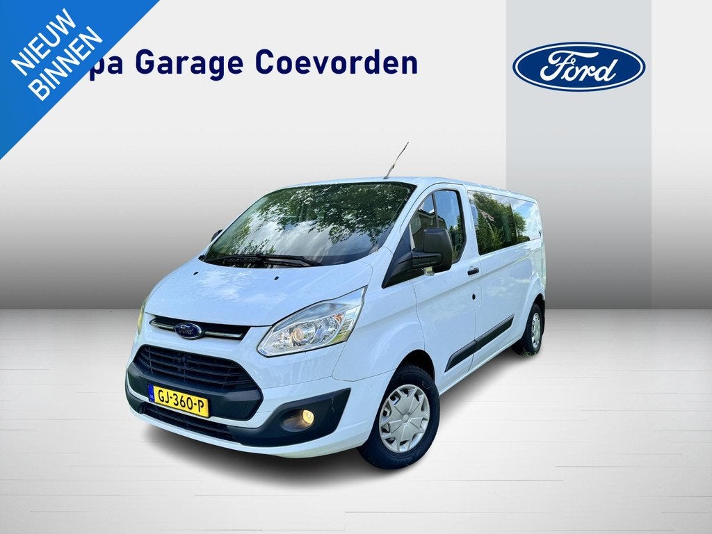Ford Transit Custom 300 2.2 TDCI L2H1 Trend 9 Persoons | DEA, Auto's, Ford, Voorwielaandrijving, Euro 5, Gebruikt, 255 €/maand