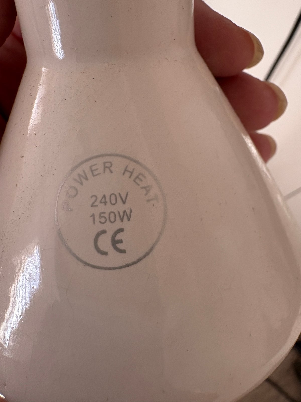 Foto 5 van 2 warmtelamp armaturen inclusief lampen (150w)