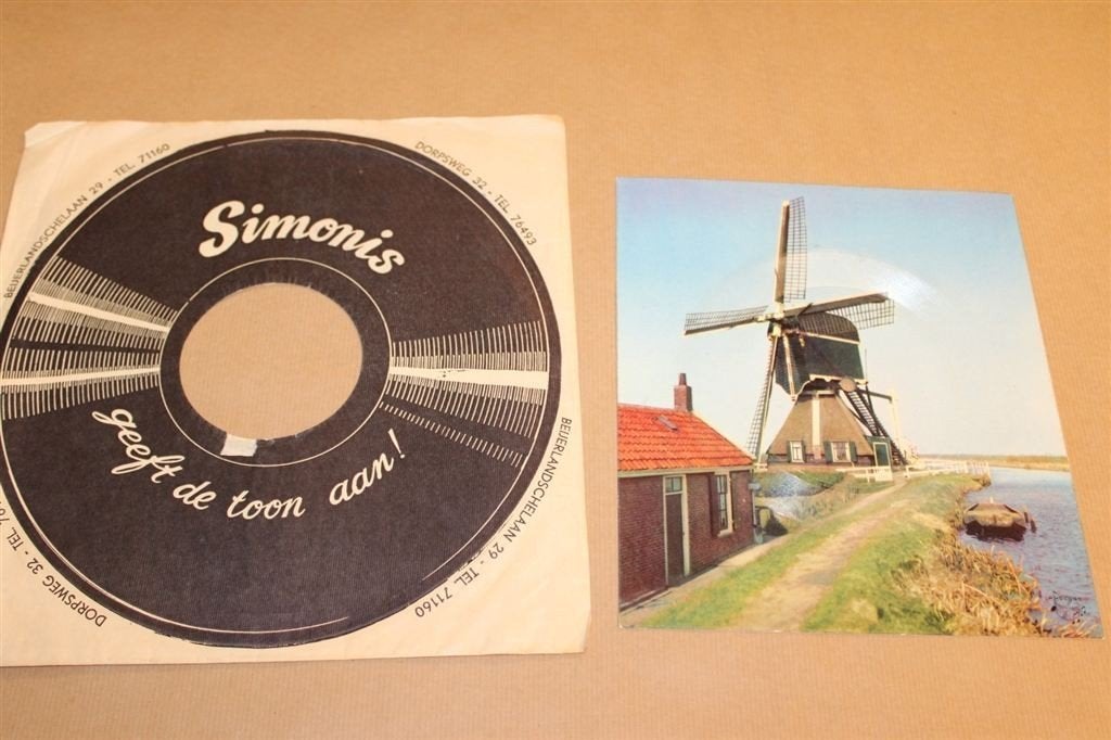 Zeldzaam Phocord beeld singeltje Watermolen 1970, Ophalen of Verzenden, Zo goed als nieuw, Overige typen