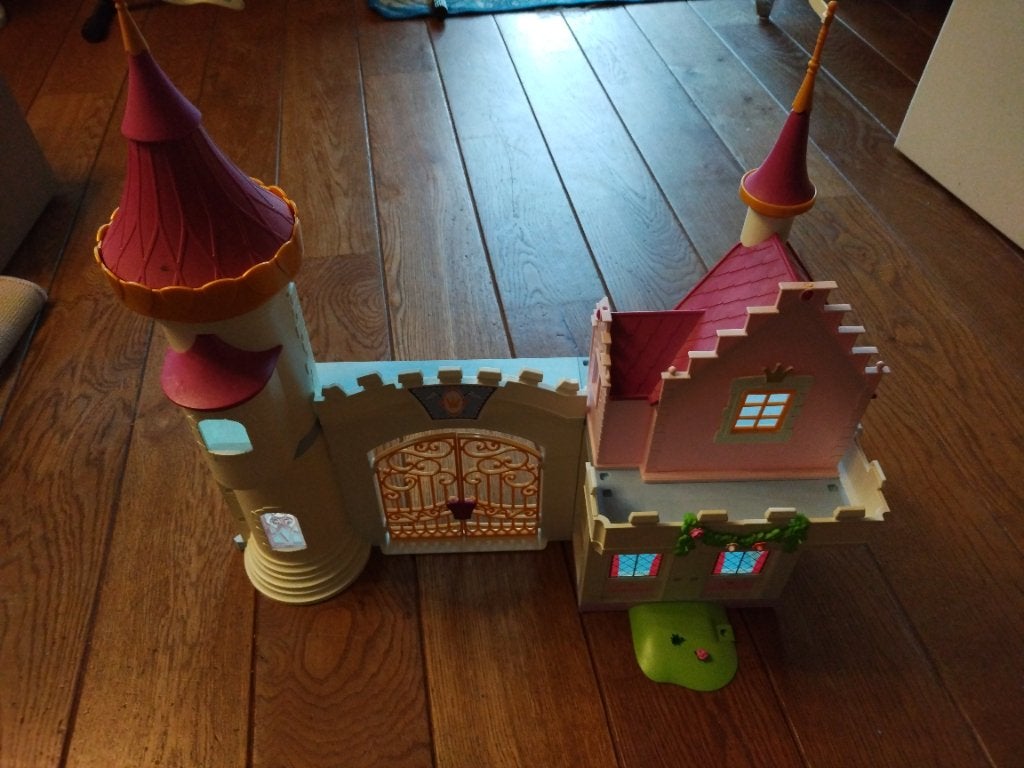 Princessen kasteel playmobil, Gebruikt, Complete set, Ophalen of Verzenden, Kasteel/Fort