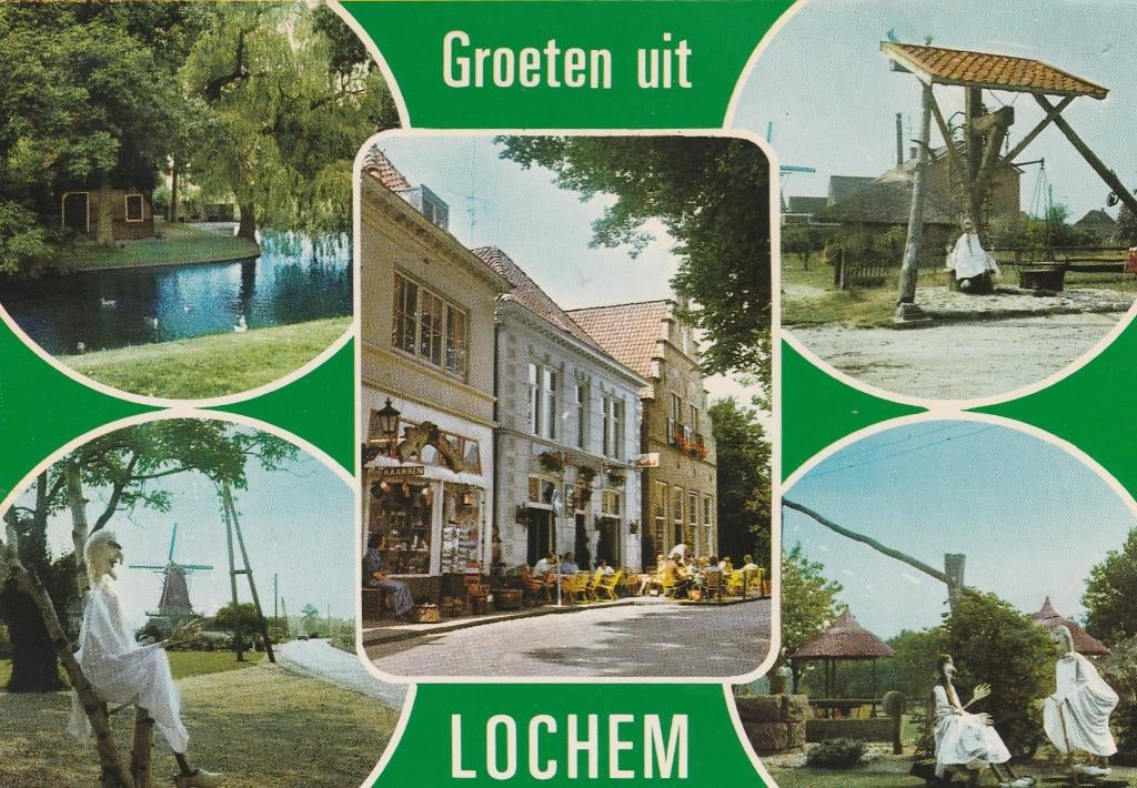 LOCHEM Vijver Molen Witte Wieven  Centrum Groeten, Verzenden, 1960 tot 1980, Gelopen, Gelderland