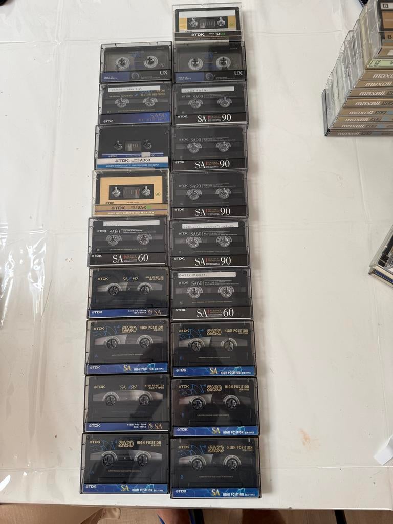 Z.G.A.N. TDK BANDJES 90 - Diverse Cassettebandjes, Tdk, Overige genres, Ophalen of Verzenden, Zo goed als nieuw