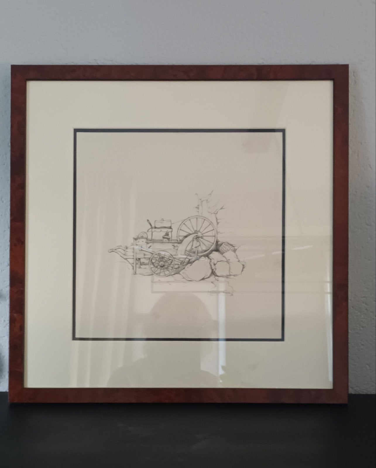Anton Pieck tekeningen, Ophalen, Reproductie, Ingelijst