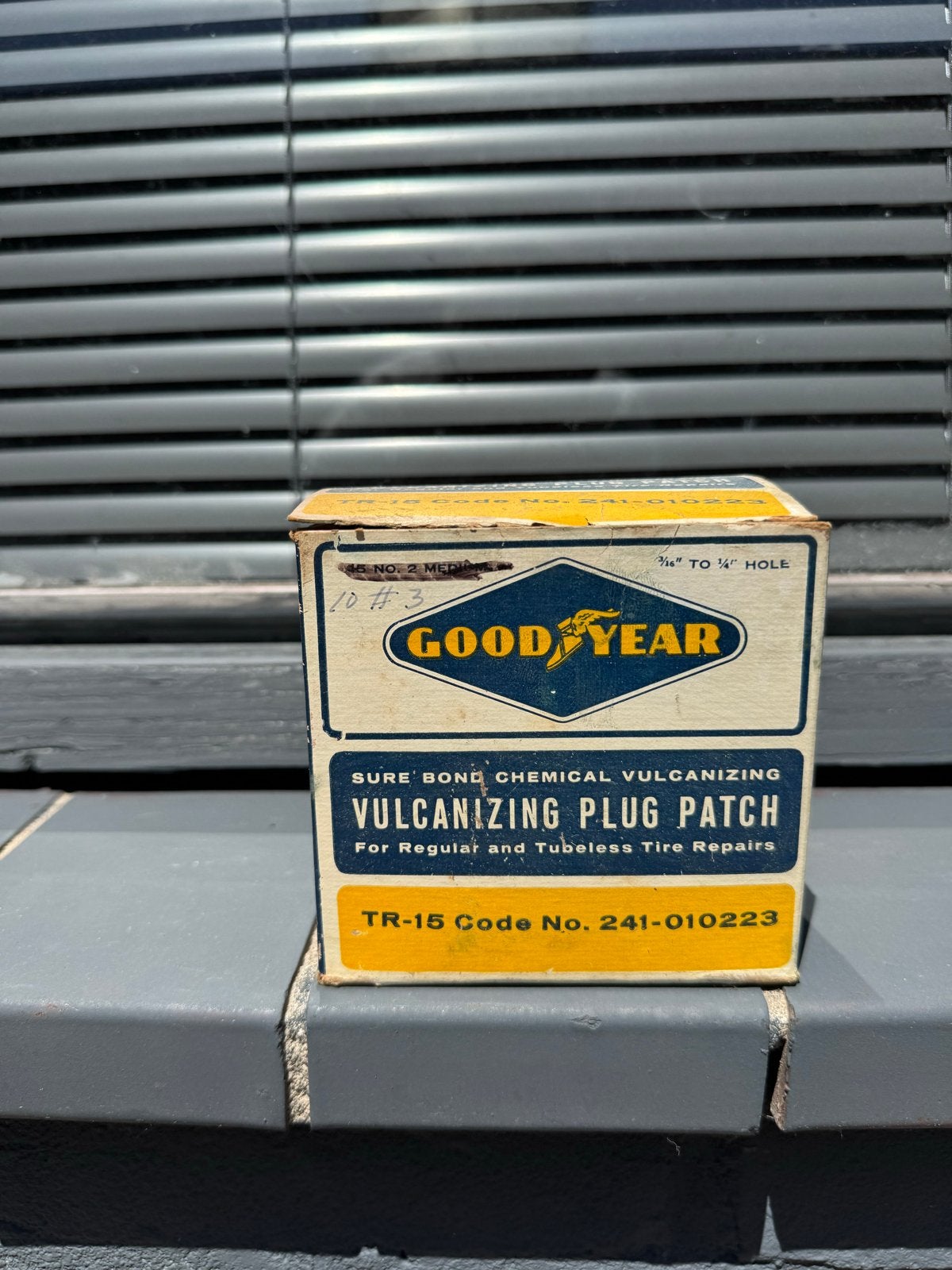 Goodyear Vulkaniserende Plug Patch - Vintage Bandenreparatie, Gebruikt, ., ., .