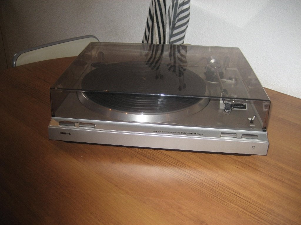 Platenspeler philips synchro drive f 7222, Ophalen of Verzenden, Gebruikt, Platenspeler, Philips