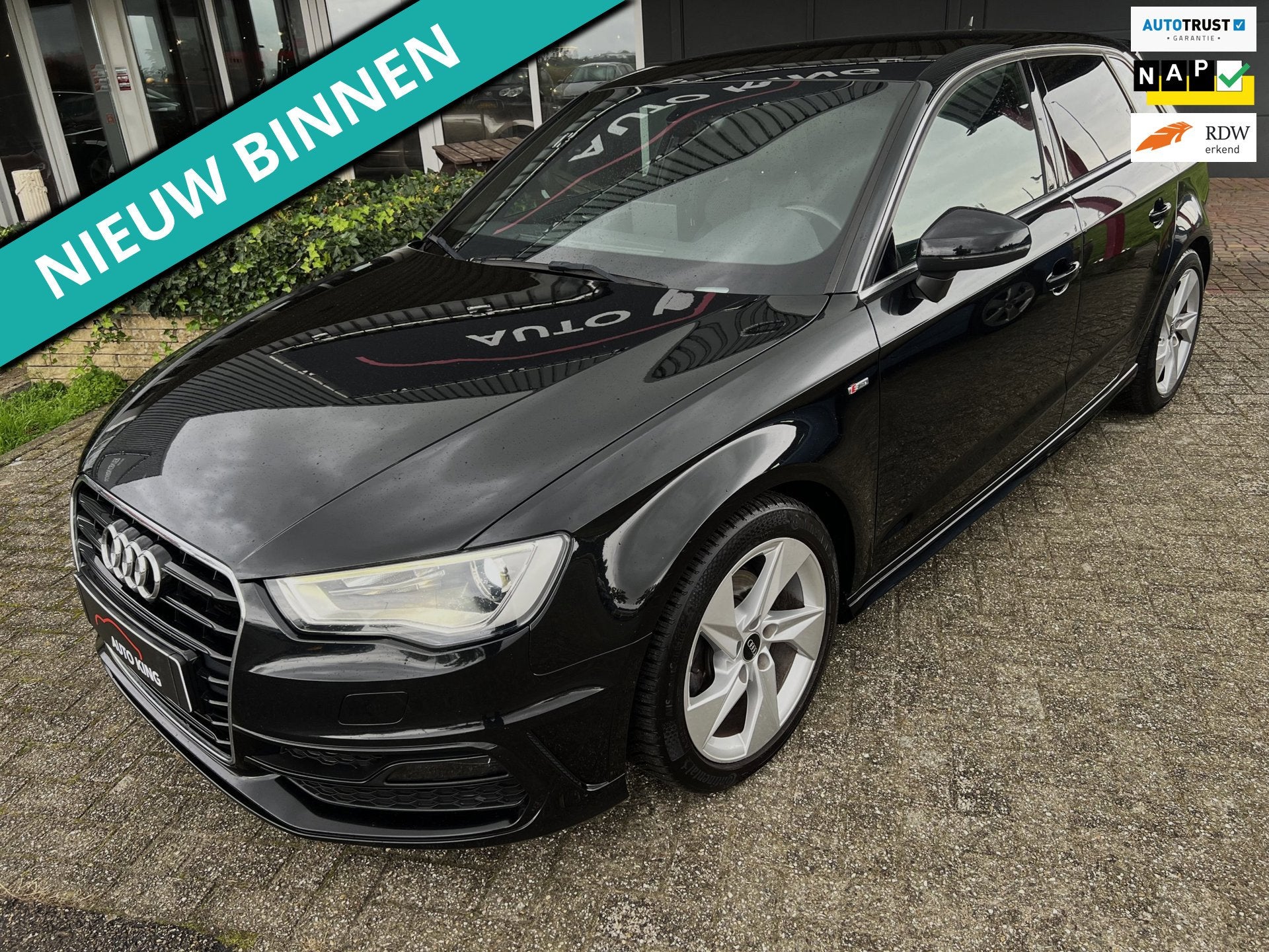 Audi A3 Sportback 1.4 TFSI 3X S-LINE NL/AUTO/ECC/CRUIS/NAV/P, Dealer onderhouden, Gebruikt, 4 cilinders, 150 pk