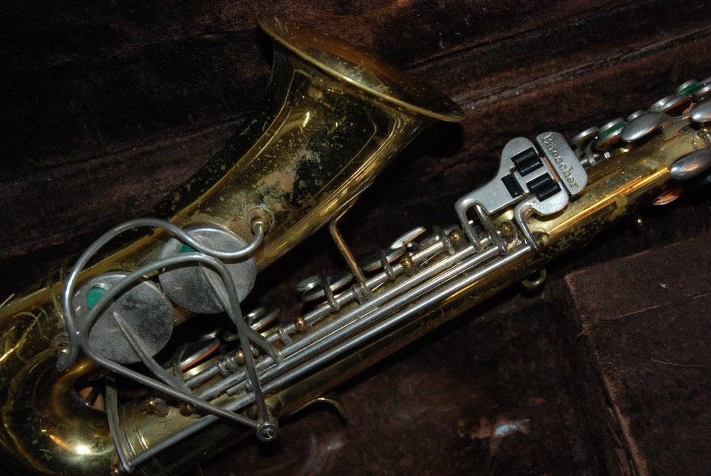 Buescher Aristocrat Alt Saxofoon met koffer   <26260152>, Gebruikt, ., Ophalen of Verzenden, .