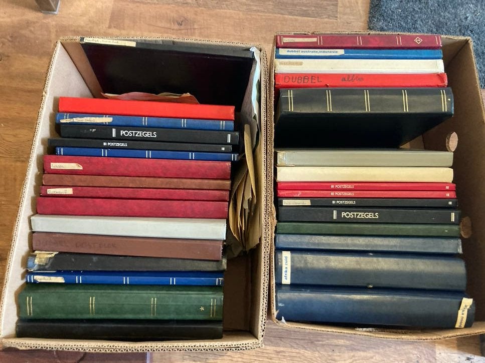 Grote collectie postzegelalbums - Wereldwijd, Ophalen of Verzenden, Nederland en Buitenland