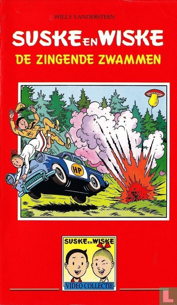 SUSKE EN WISKE - DE ZINGENDE ZWAMMEN (VHS VIDEO), Animatie, Alle leeftijden, Zo goed als nieuw, VHS