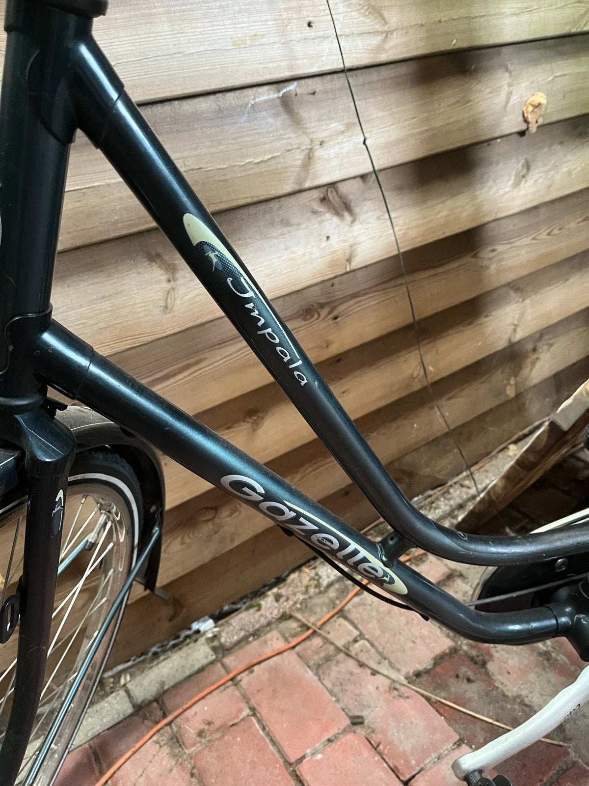Gazelle Impala damesfiets - Gebruikt, Fietsen en Brommers, Fietsen | Dames | Damesfietsen, Ophalen, Velgrem, Versnellingen, Gazelle
