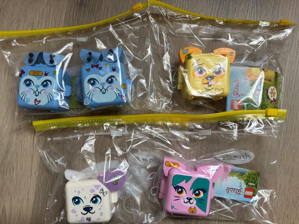 LEGO Friends Dieren Kubusjes - 5 stuks, Ophalen, Nieuw, Overige merken