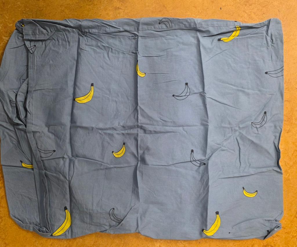 Ikea kussensloop Banaan, Ophalen of Verzenden, Zo goed als nieuw, Eenpersoons, Hoeslaken of Sloop
