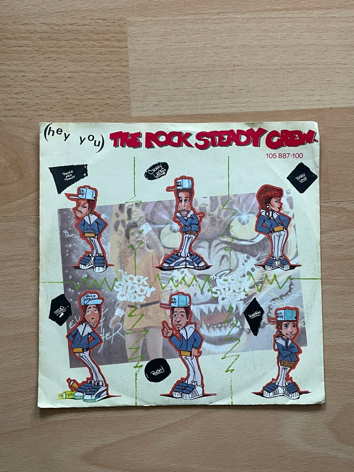 The Rock Steady Crew – (Hey You) The Rock Steady Crew, Cd's en Dvd's, Vinyl Singles, Ophalen of Verzenden, Gebruikt, Hiphop en Rap