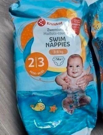 Nieuw pak zwemluiers. Maat 2/3. Swim nappies., Kinderen en Baby's, Babykleding | Baby-zwemkleding, Ophalen of Verzenden, Nieuw