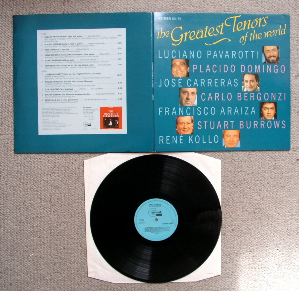 The Greatest Tenors Of The World 11 nrs LP 1988 ZGAN, Fotohoes, LP, Ophalen of Verzenden, Zo goed als nieuw