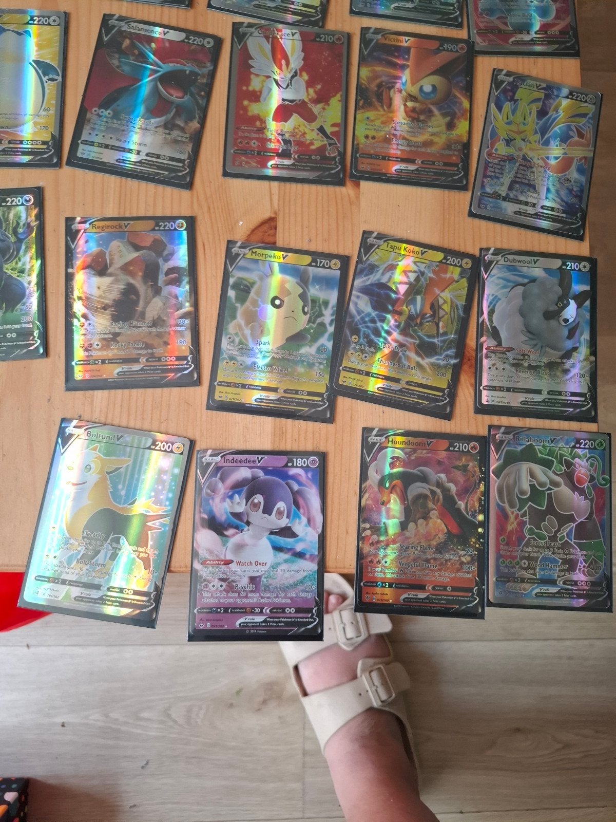 pokemon v kaarten collectie, Ophalen