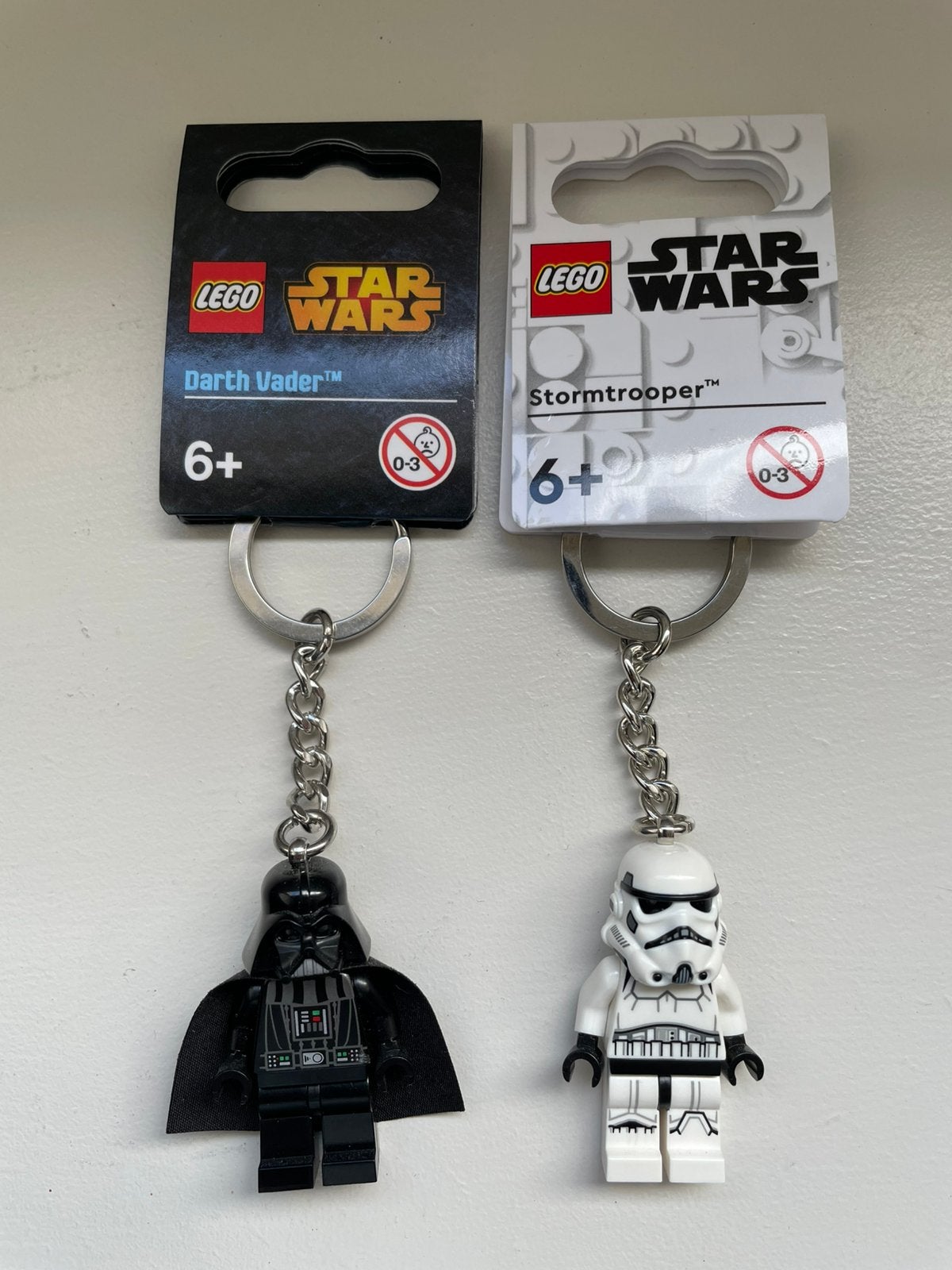 Lego sleutelhangers Darth Vader en Stormtrooper, Ophalen of Verzenden, Nieuw