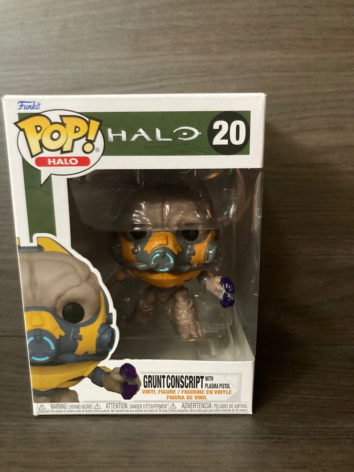 Funko Pop! Halo Grunt Conscript met Plasma Pistool #20, Ophalen of Verzenden, Zo goed als nieuw
