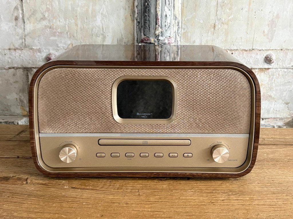 Soundmaster retro DAB+ en FM radio, CD, Bluetooth, USB, Ophalen of Verzenden, Zo goed als nieuw, Radio, Met cd-speler