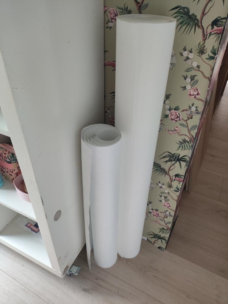 Renovlies behang (Hornbach + Action), Ophalen, 25 tot 50 m², Wit