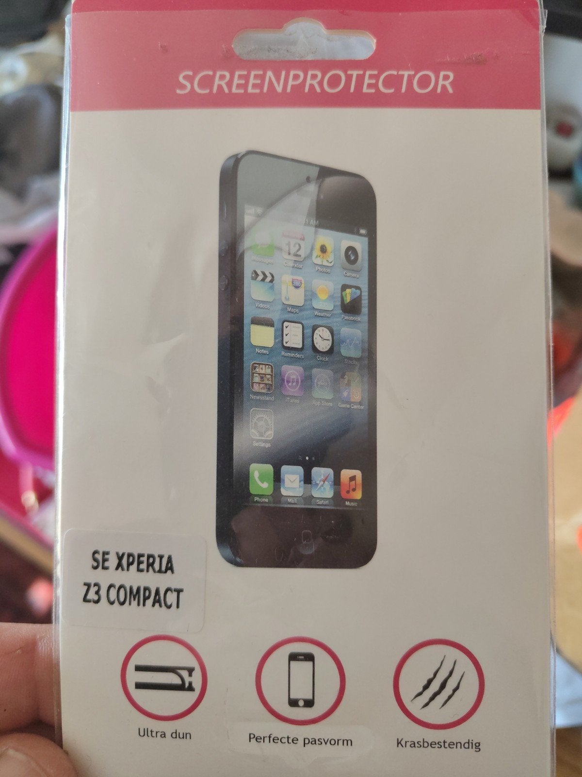Screenprotector voor Sony Xperia Z3 Compact, Ophalen of Verzenden, Nieuw, Bescherming, Sony Ericsson