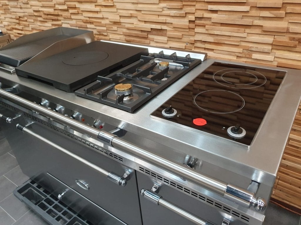 Luxe Lacanche Fornuis 150cm rvs Coupe de Feu Grill, Niet ingevuld, 60 cm of meer, Niet ingevuld, Ophalen of Verzenden
