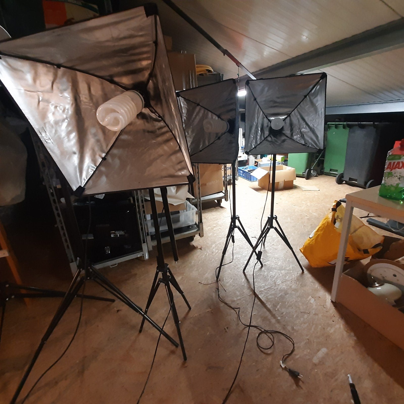 Complete fotostudio set met Lastolite Lumen P400 flitsers, Audio, Tv en Foto, Fotografie | Fotostudio en Toebehoren, Ophalen, Inclusief softbox