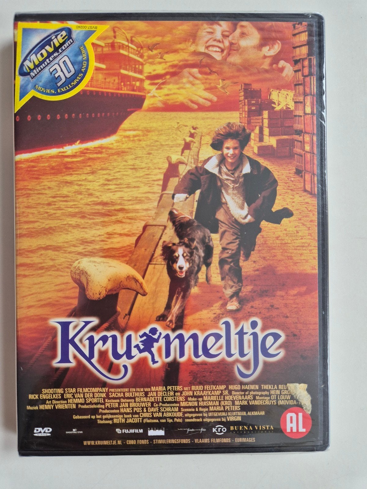 kruimeltje dvd - in goede staat, Alle leeftijden, Inclusief doosje, Zo goed als nieuw, Ophalen of Verzenden