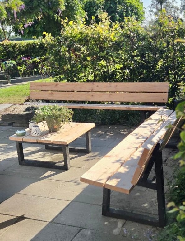 Mooie Douglas tuinbank 2m (nieuw!), Ophalen, Nieuw, Hout