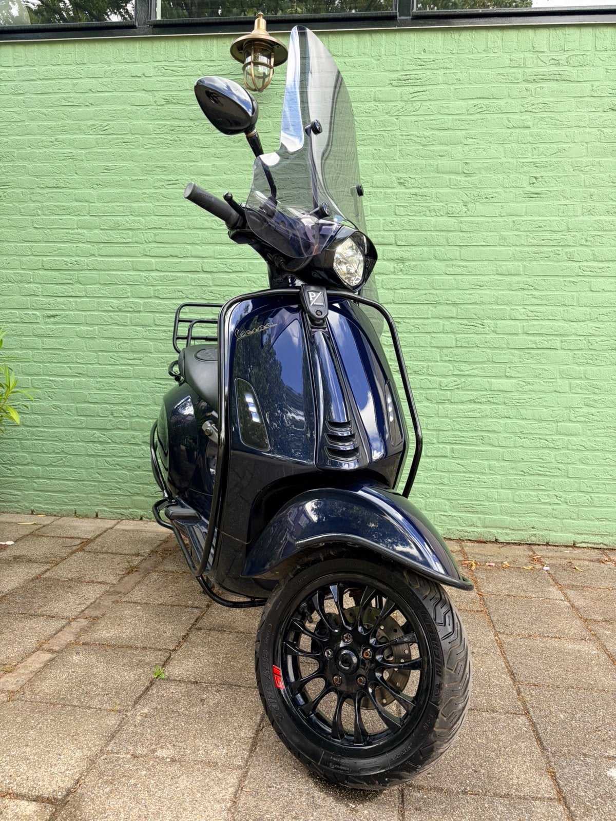 Custom full option midnight blue vespa sprint I-get 2020 E4, Ophalen, Overige modellen, Zo goed als nieuw, Benzine