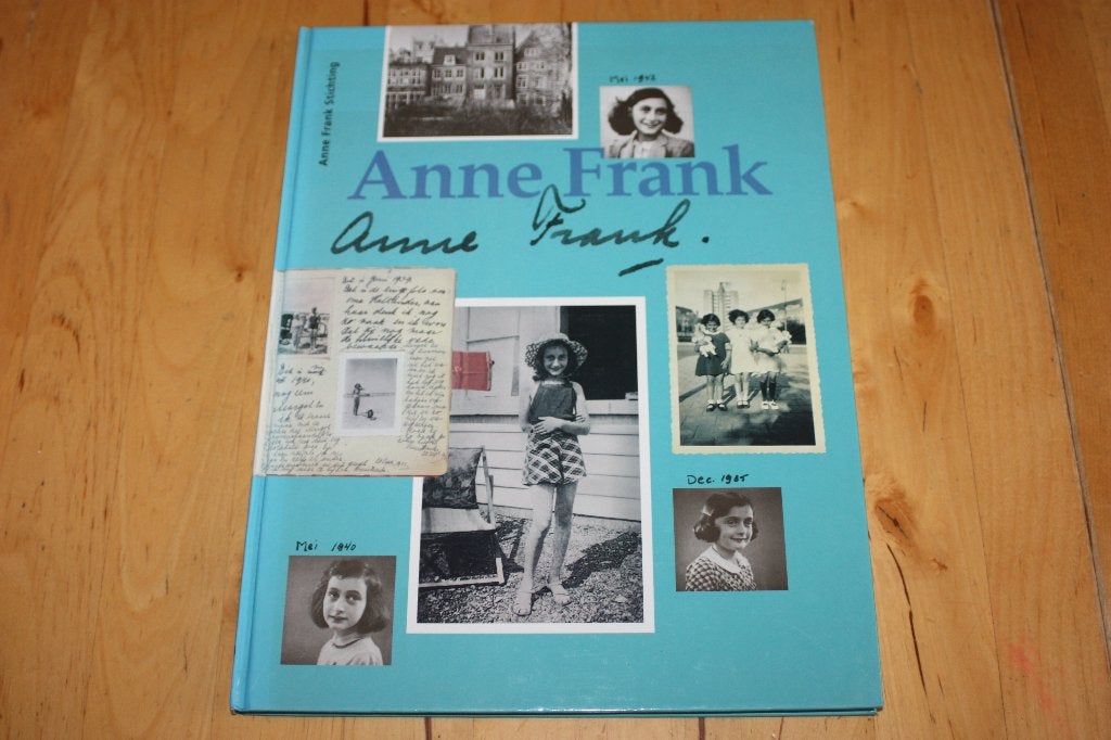 Anne Frank, Rian Verhoeven, prenten/infoboek, Ophalen of Verzenden, Zo goed als nieuw, Rian Verhoeven, Non-fictie