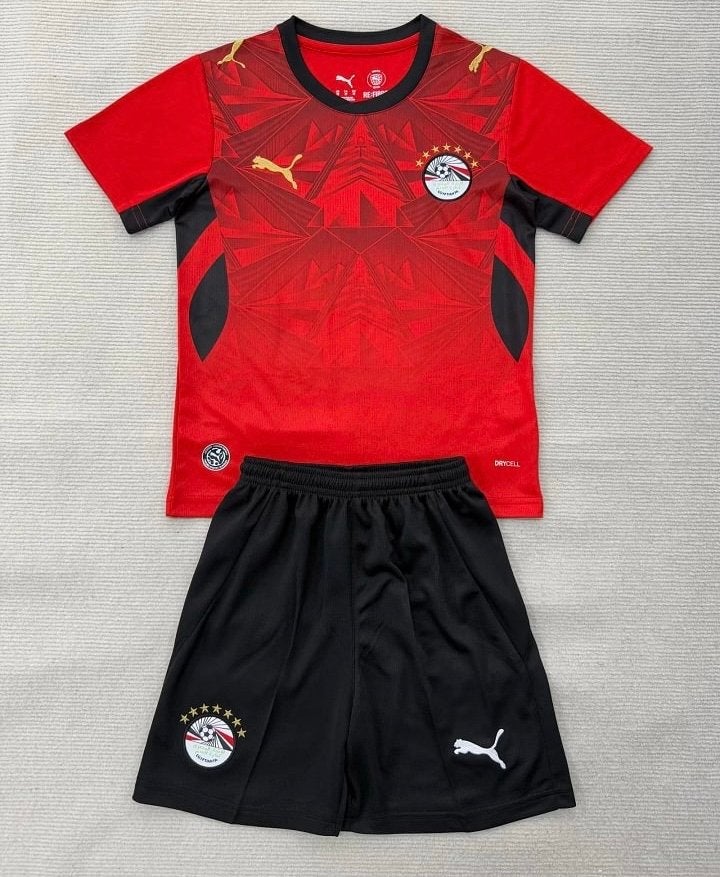 Egypte Voetbal Thuisshirt Kids (Mo Salah) - Maten 20, 22, 24, Ophalen of Verzenden, Nieuw, Shirt