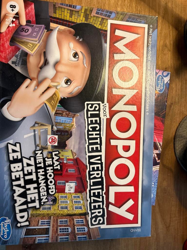 Monopoly voor Slechte Verliezers - Doos licht beschadigd, Hobby en Vrije tijd, Gezelschapsspellen | Bordspellen, Drie of vier spelers