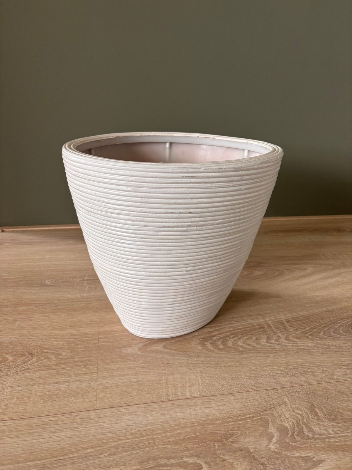 IKEA Pekannot plantenpot, Ophalen, Rond, Zo goed als nieuw, Aardewerk