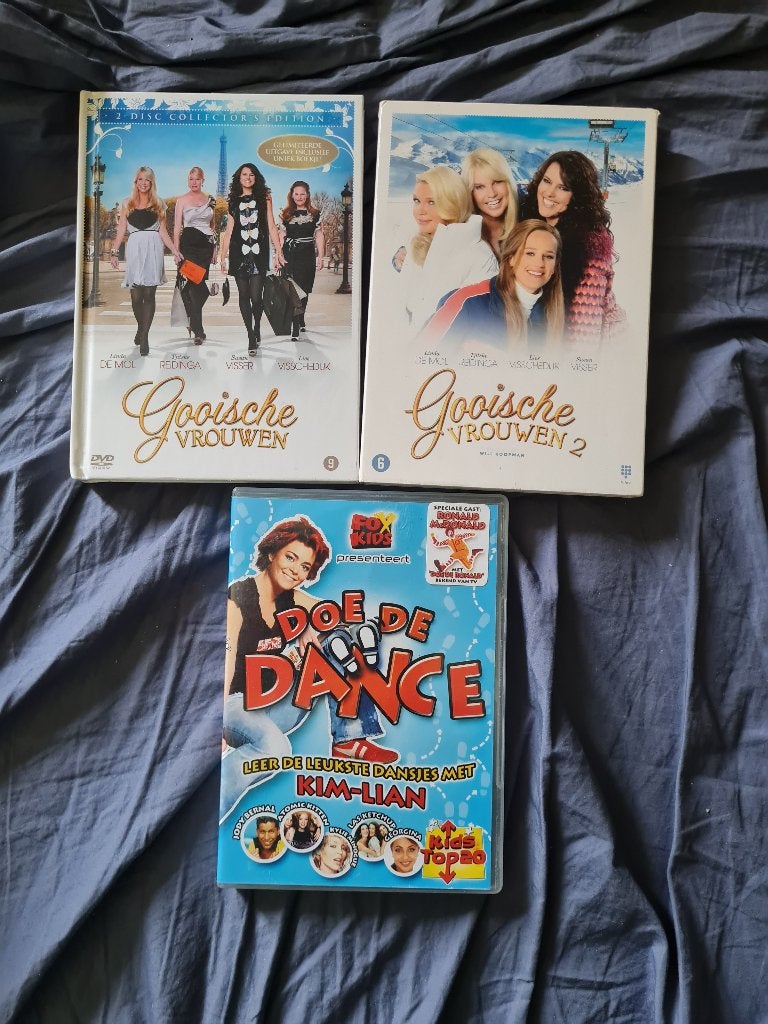 3 diverse dvd's., Alle leeftijden, Ophalen, Zo goed als nieuw