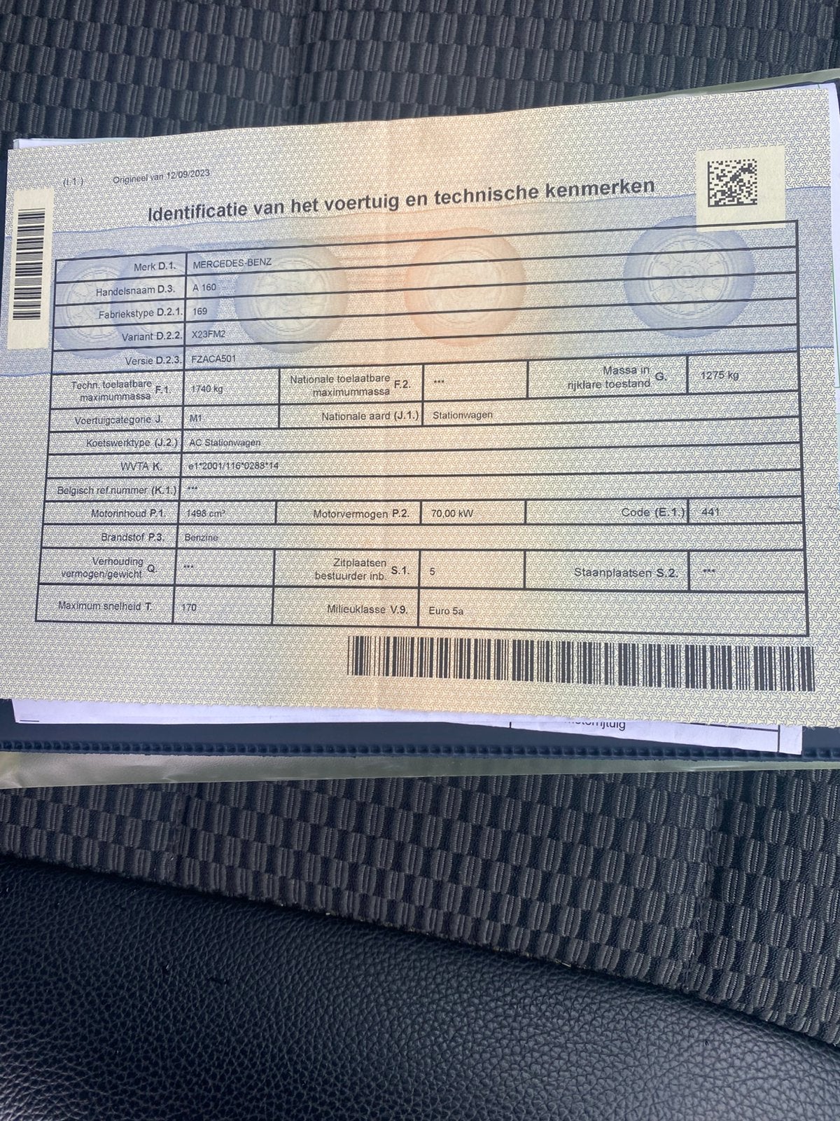MERCEDES A KLASSE 160 AUTOMAAT 1.5 BENZINE, Ophalen, Zo goed als nieuw, Grijs