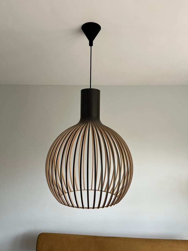 Secto Octo 4240 Design Hanglamp zwart, Ophalen of Verzenden, Zo goed als nieuw, Minder dan 50 cm
