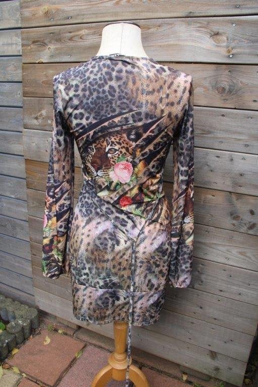 Jurk gekleurd leopard Etoile du Monde mt 2 (S) Vaste prijs, Kleding | Dames, Jurken, Etoile, Overige kleuren, Ophalen of Verzenden