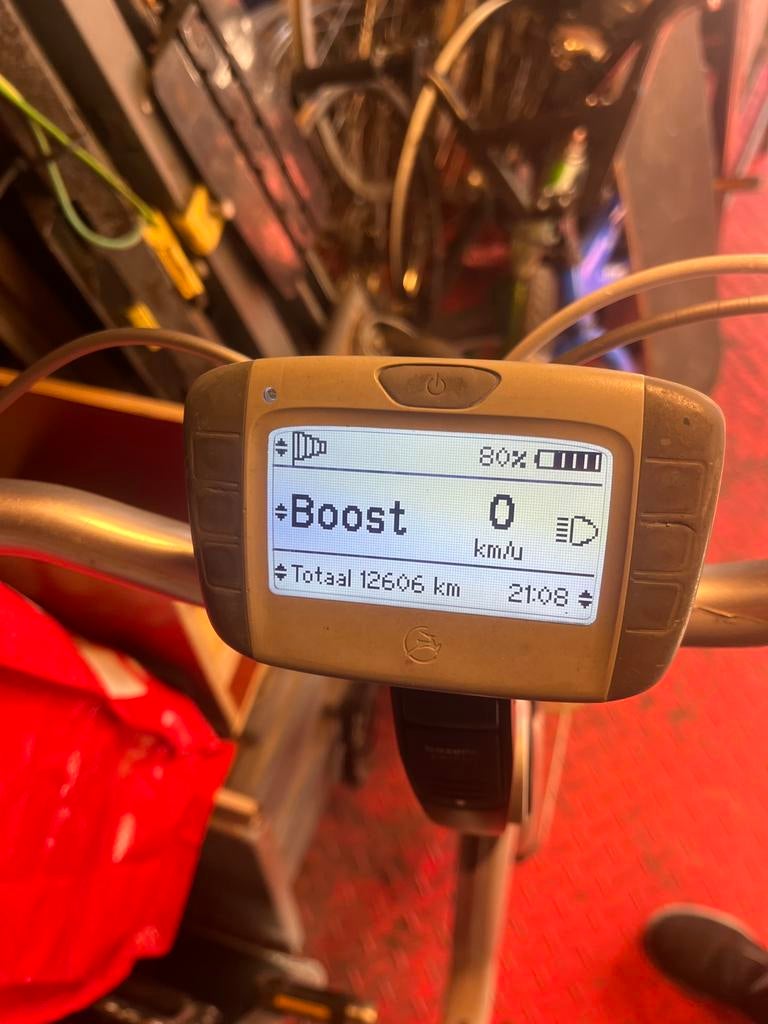 Gazelle Orange Xtra Innergy Display/Scherm + Houder/Beugel, Ophalen, Gebruikt