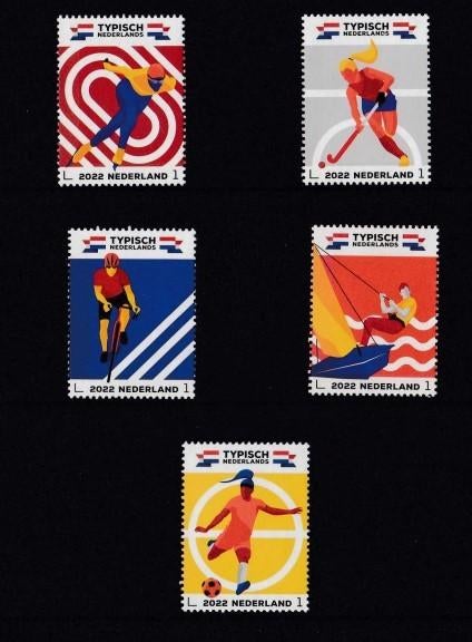 2022 Typisch Nederlands Complete serie van 5, Ophalen of Verzenden, Postfris