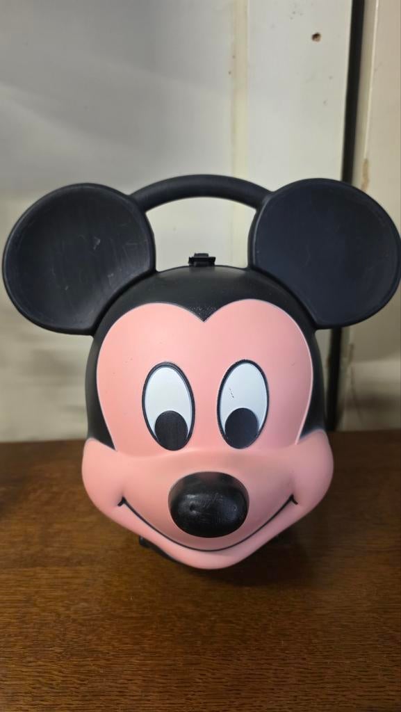 vintage mickey mouse broodtrommel/lunchbox, Ophalen, Mickey Mouse, Overige typen