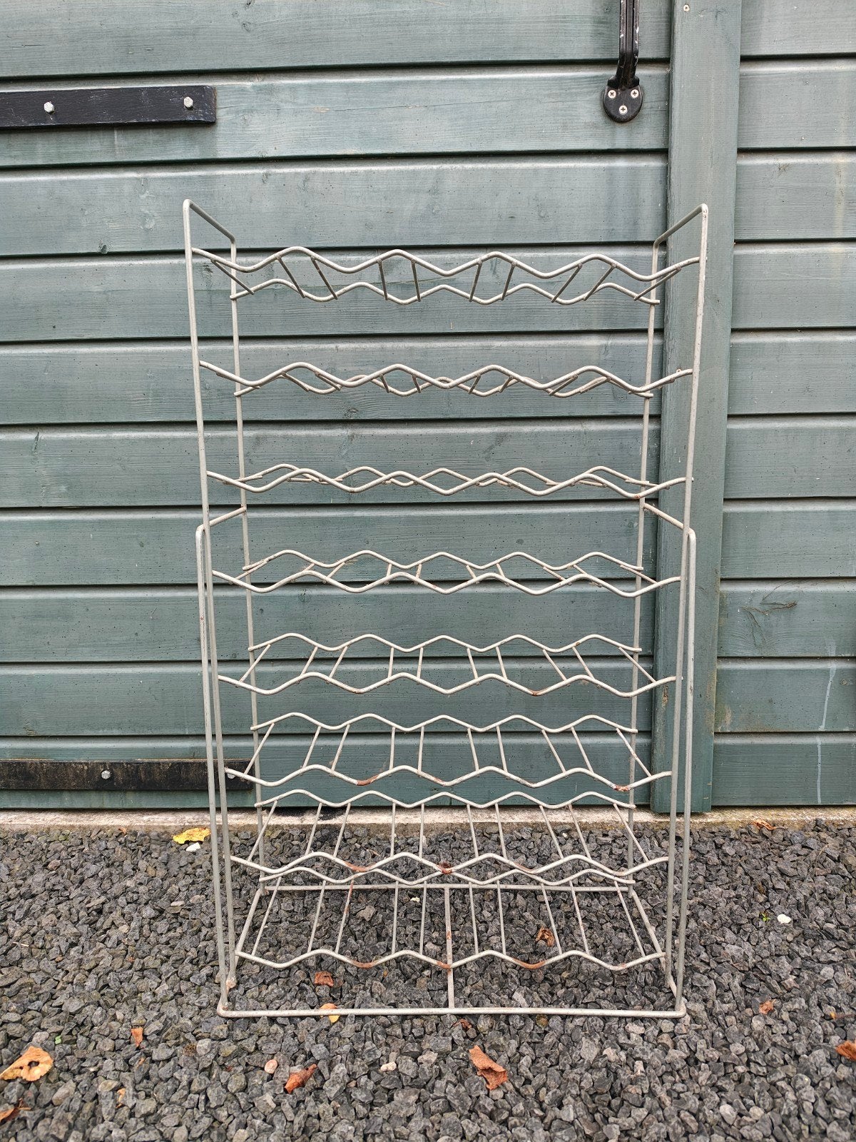 Metalen wijnrek, Ophalen, Gebruikt, 25 flessen of meer, 75 – 100