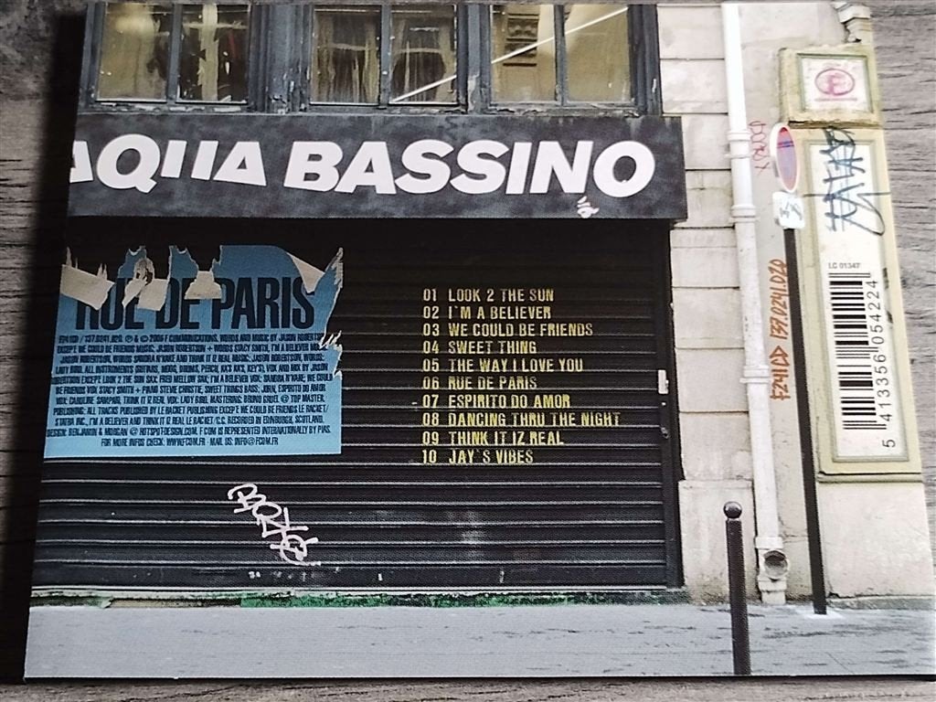 Aqua Bassino ‎– Rue De Paris, Ophalen of Verzenden, Zo goed als nieuw, Disco