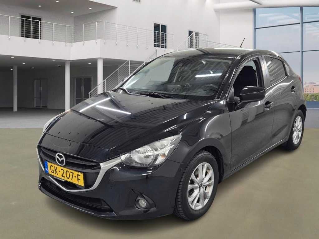 Mazda 2 1.5 Skyactiv-G Intro Edition* GK-207-F, Auto's, Voorwielaandrijving, Gebruikt, 4 cilinders, Zwart
