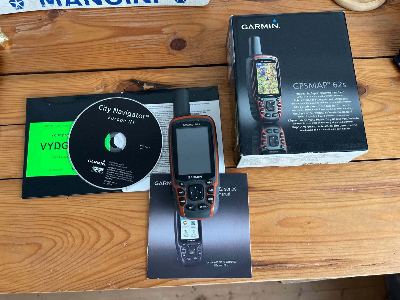 Garmin GPSmap 62s met City Navigator Europe NT, Ophalen of Verzenden, Zo goed als nieuw