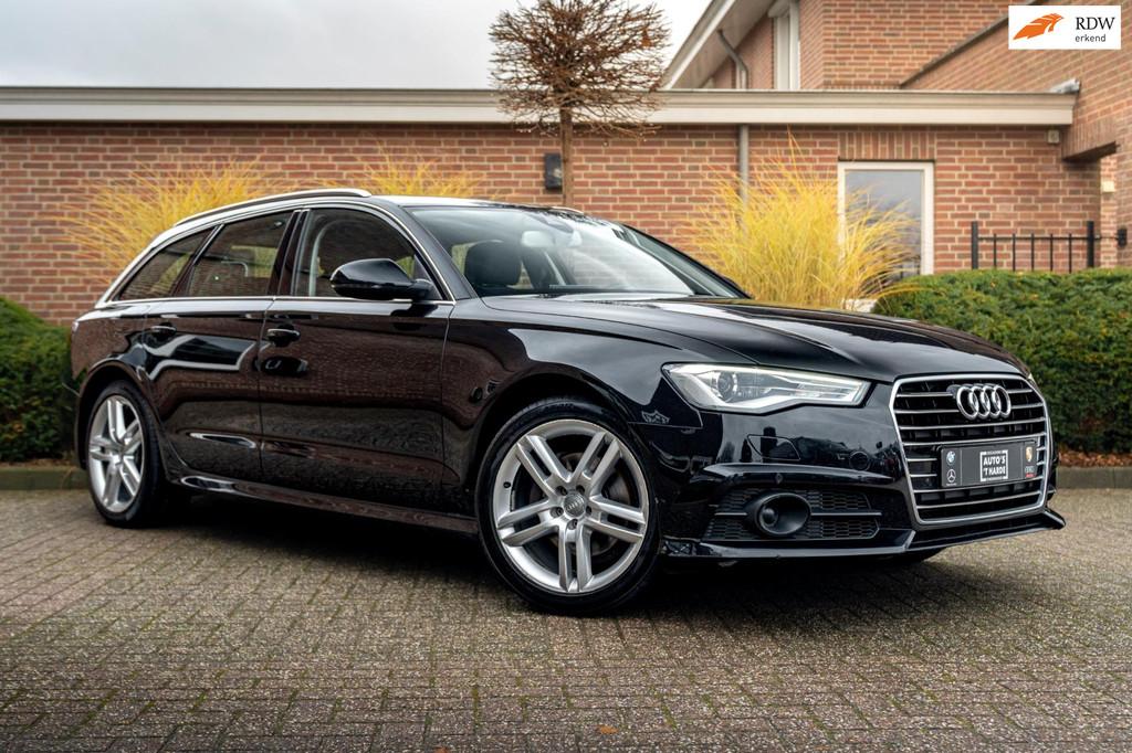Audi A6 Avant 1.8 TFSI ultra 190 PK Adaptive Trekhaak Schuif, Gebruikt, Zwart, Zwart, 1570 kg