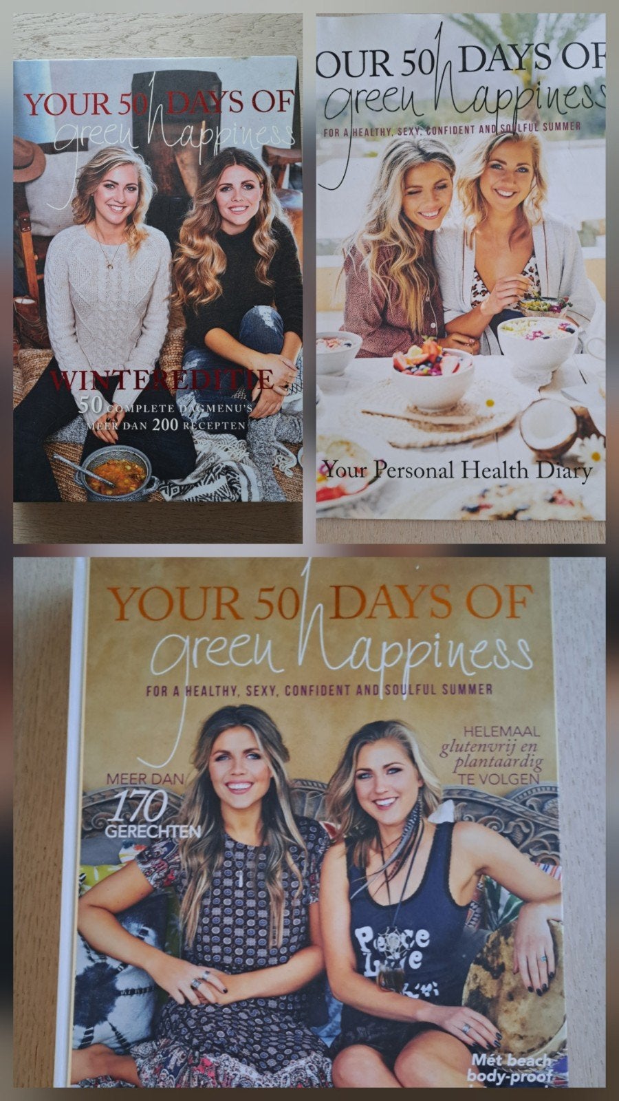 3x Your 50 days of Green Happiness, Ophalen of Verzenden, Zo goed als nieuw, Gezond koken