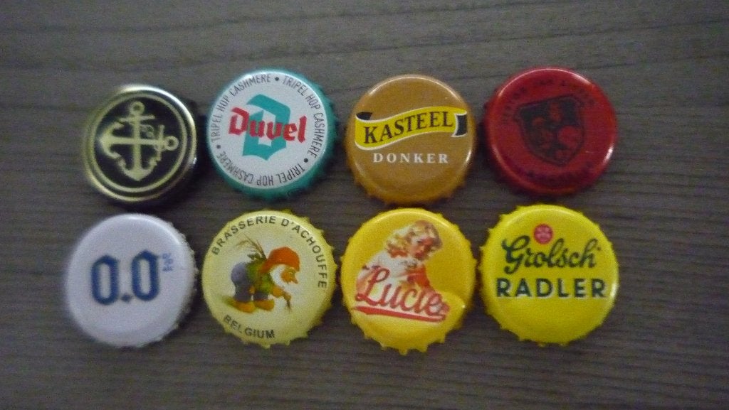 Bierdoppen (4), Verzamelen, Ophalen of Verzenden, Gebruikt, Overige typen, Overige merken