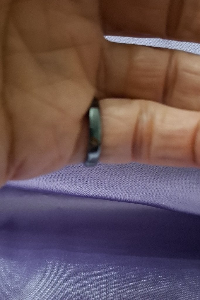 Bandring Hematiet Ø 17½ mm, Overige materialen, Verzenden, Nieuw, 17 tot 18